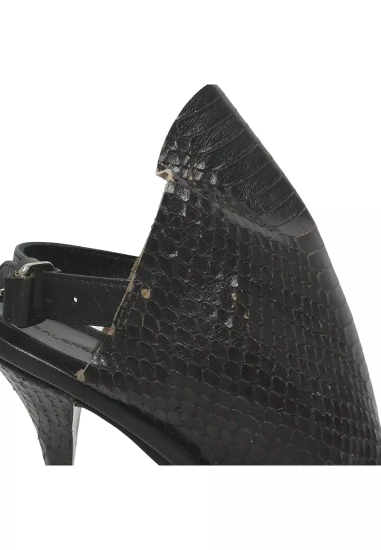 二手 Balenciaga 女士棕色高跟鞋 - O1-292935-WAN21-5162-35.5