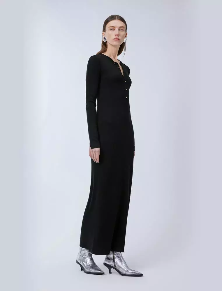 长袖毛衫连衣裙