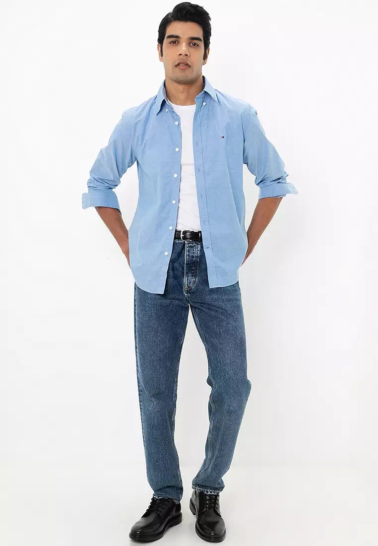 Oxford Solid Long Sleeves Shirt - Tommy Mainline