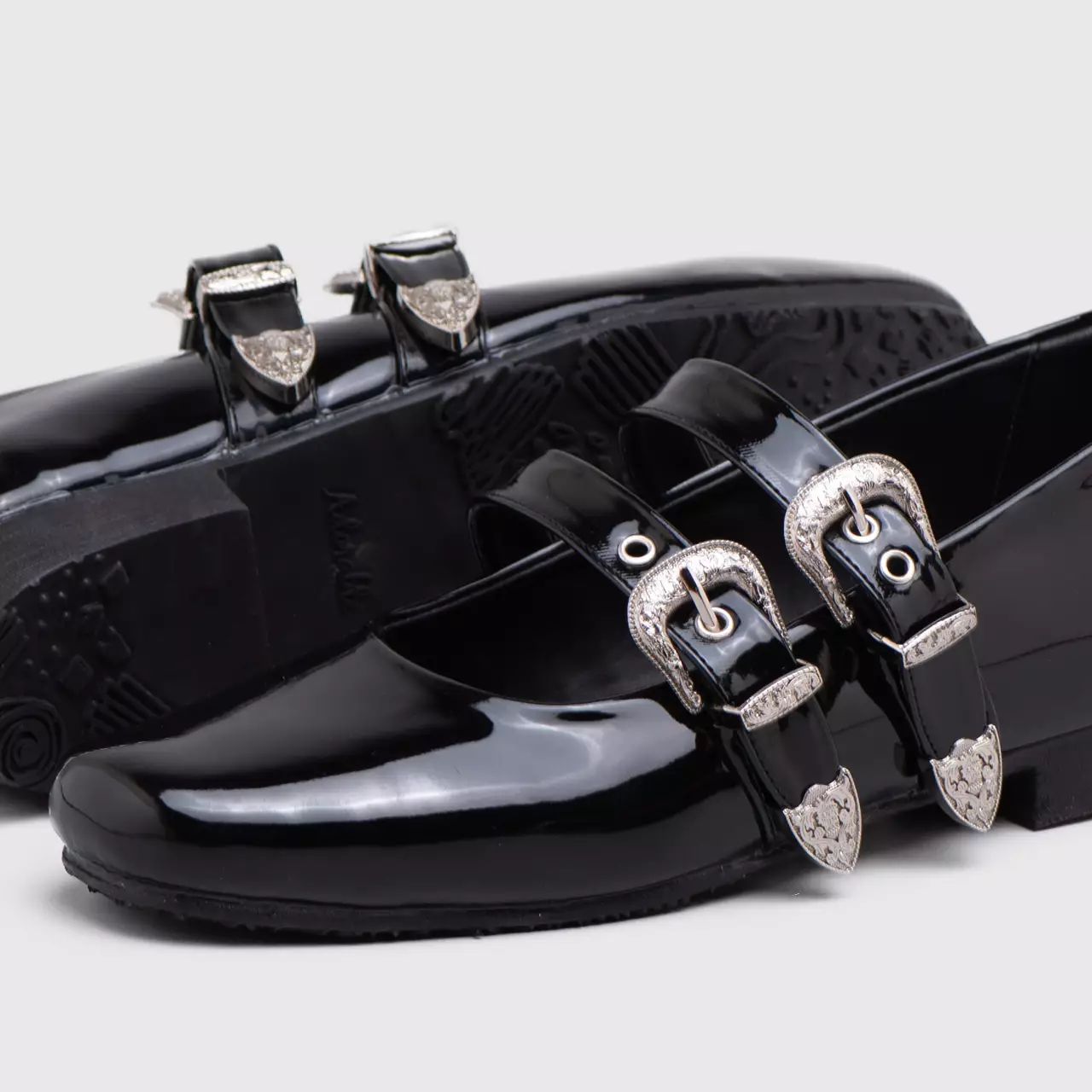 Baleva Flat Shoes Pantera Black