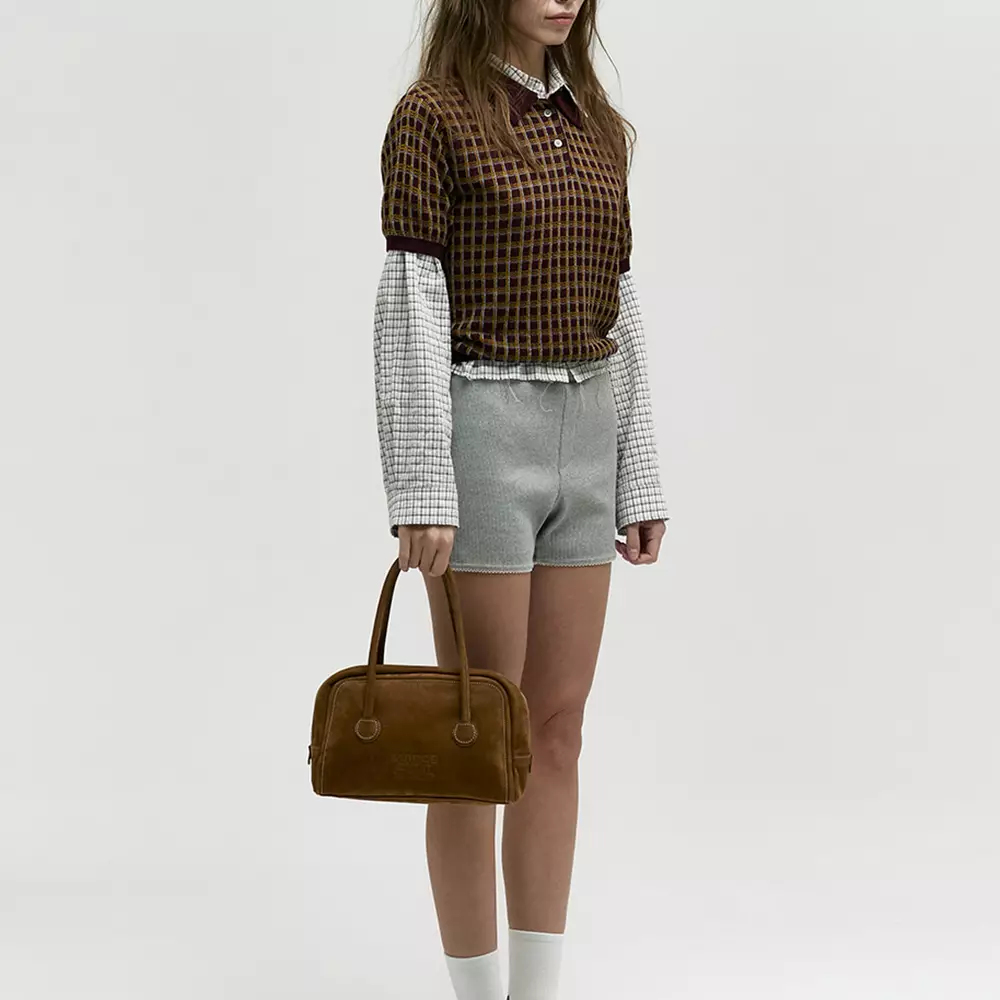 [4.4PRIL KEJUTAN HARGA] Soft Tote Bag Chestnut Nubuck