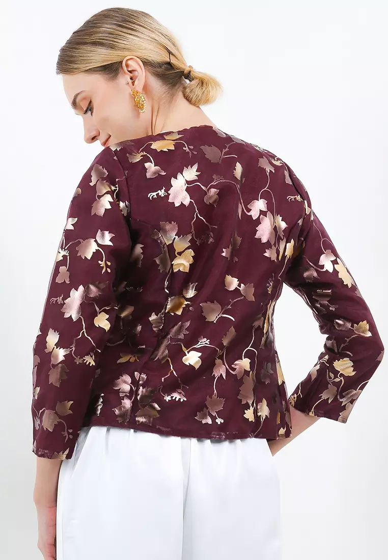 Chanira Festive Riaz Tunic-Purple