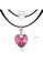 Krystal Couture gold KRYSTAL COUTURE Love To Indian Pink Heart Necklace Embellished with Swarovski® crystals 3FD07AC38D5F42GS_2