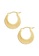 ELLI GERMANY gold Earrings Creoles Structure Trend Blogger Striking Gold Plated 4AB27AC6AD615FGS_3