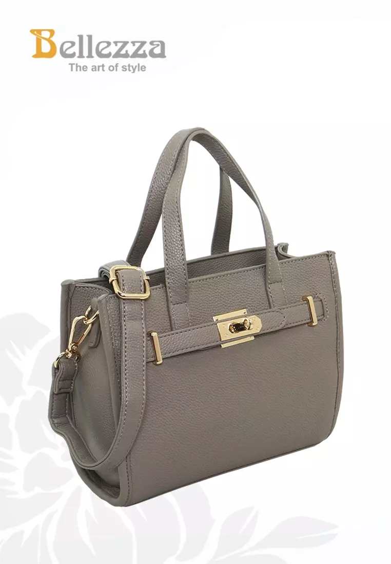 Bellezza Handbag BHW361 Light Grey