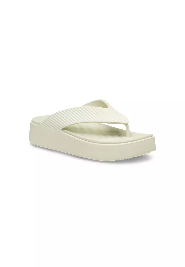 Discount on Crocs  shoes - SKU: Women's Getaway Groove Platform Flip in Sandstone
