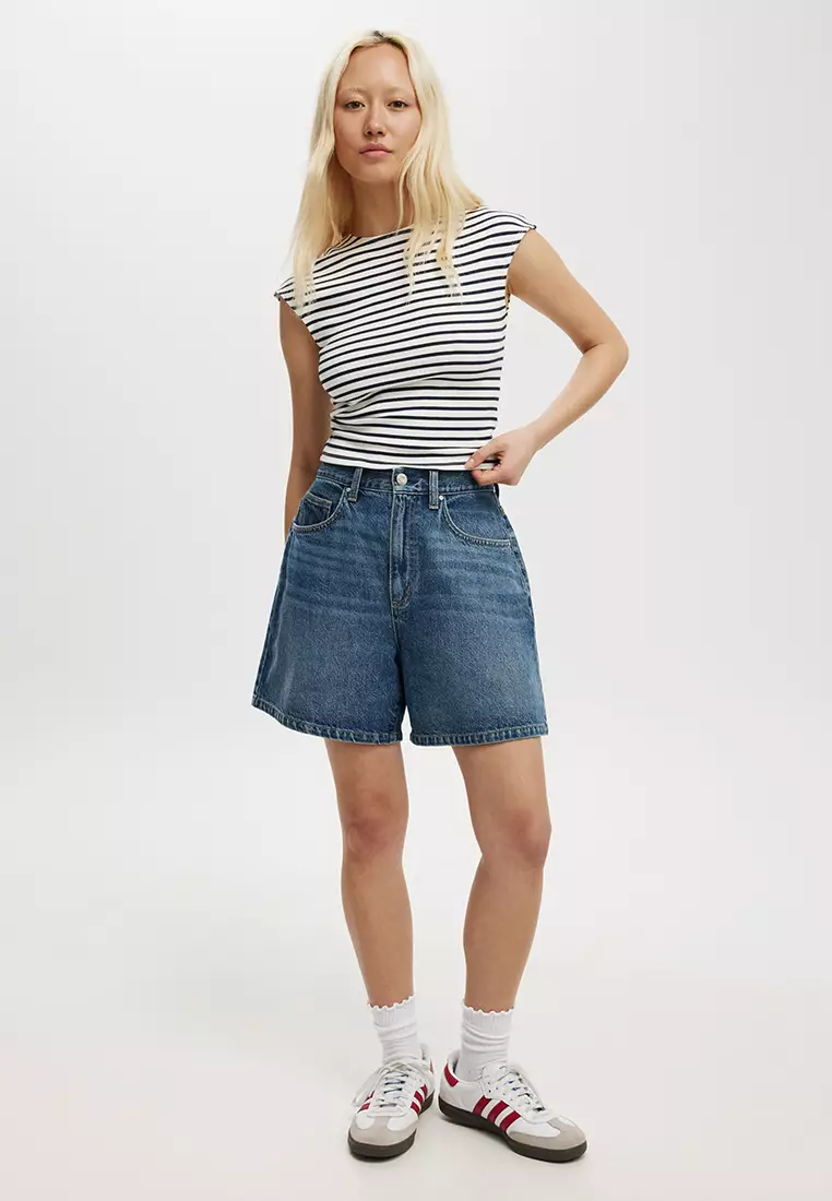 Jolie Cap Sleeve Tee