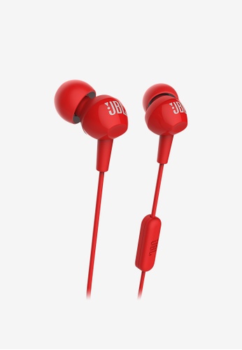 JBL red JBL C150SI In - ear Headphones. 83447AC4C5D0F1GS_1