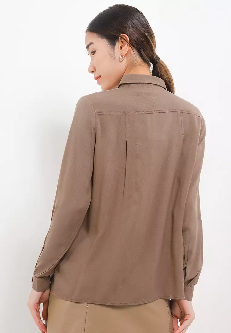Cg Kemeja Tencel Loose Fit