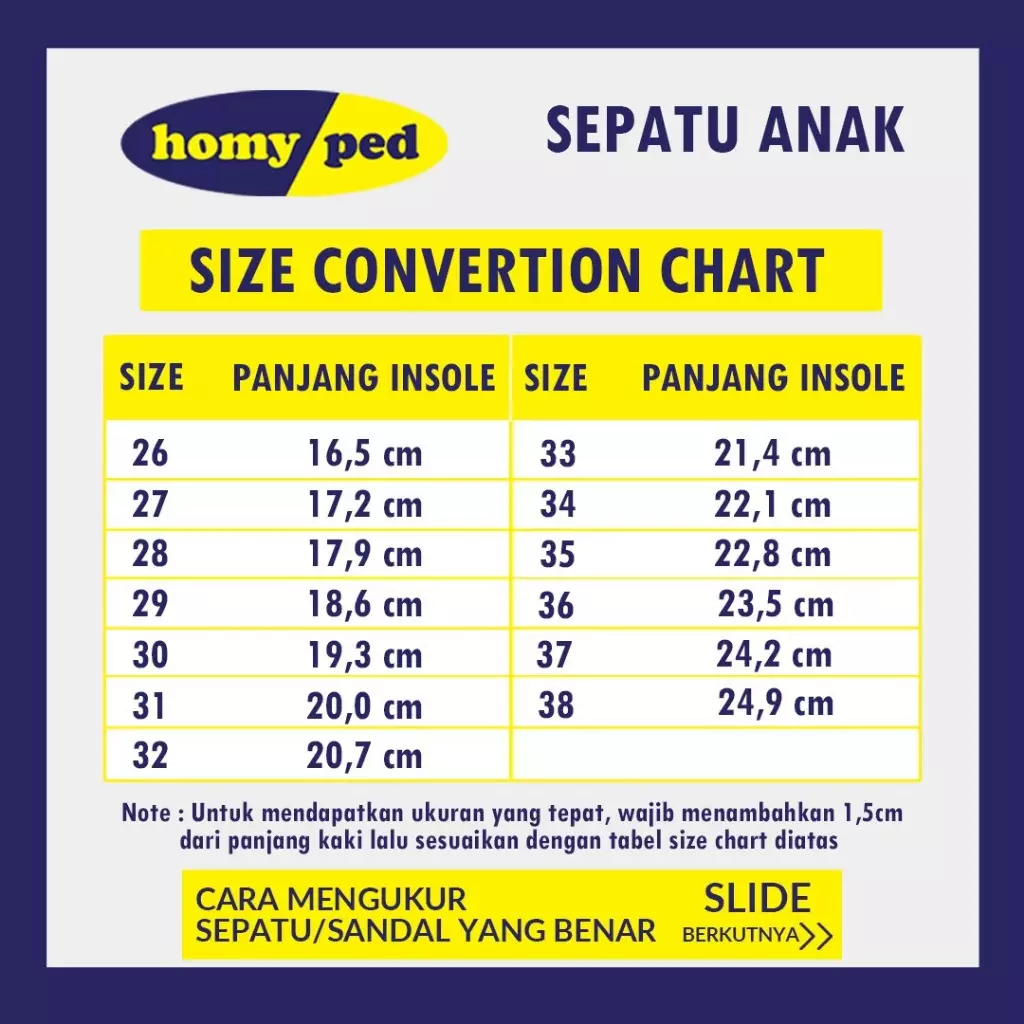 Homyped GAV 01 Sepatu Sneaker Anak