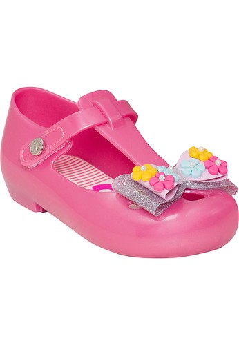 Pimpolho pink Pimpolho Flat Shoes Anak Perempuan Classic Pink Flower 8A639KS1EC948BGS_1