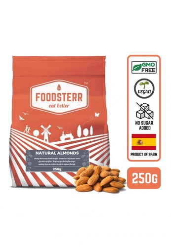Foodsterr Natural Almonds 250g D8572ESAA8D5F1GS_1