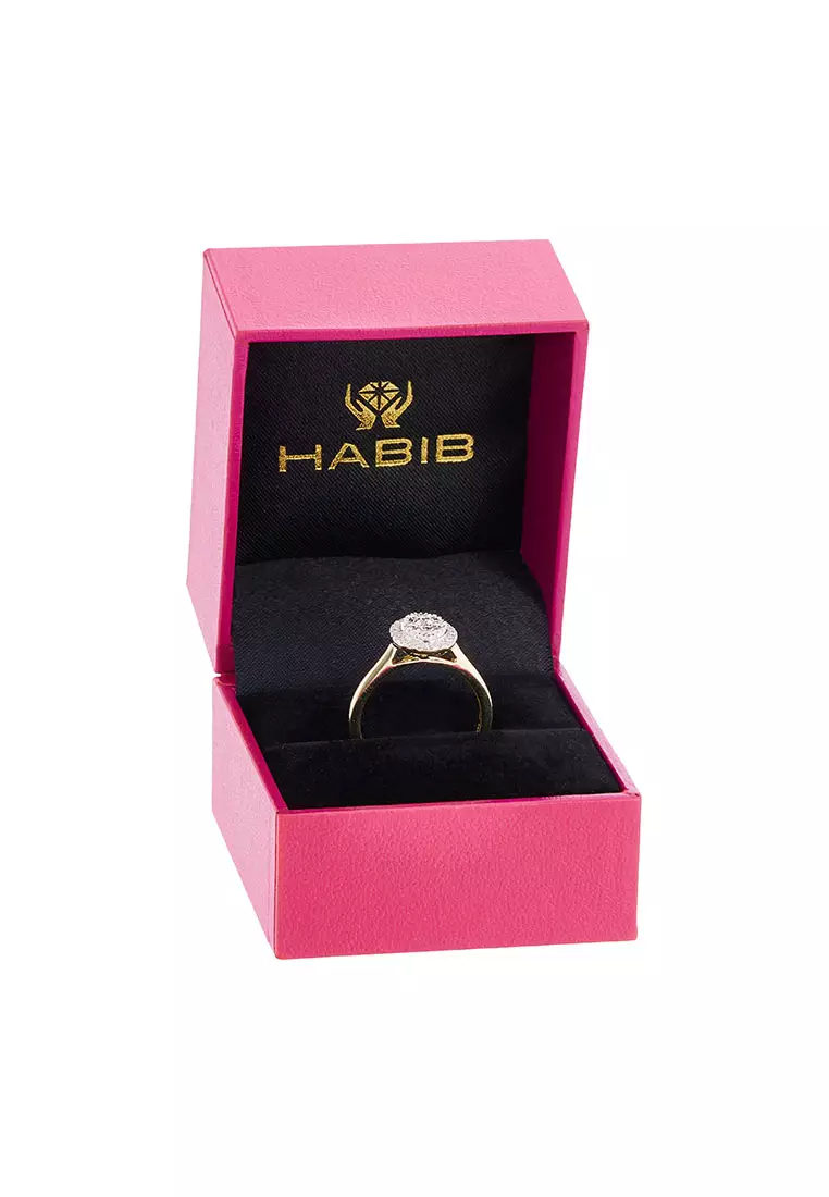 HABIB Cluster Diamond Ring in 375/9K Yellow Gold 269680624(YG)