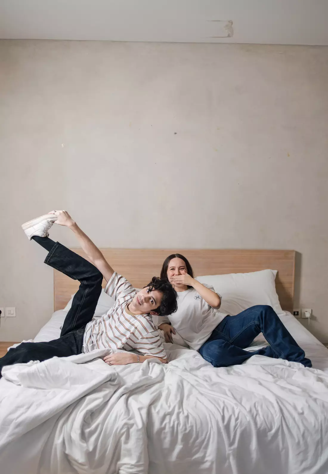 POLICE Celana Jeans Panjang V Pocket Dark Pria