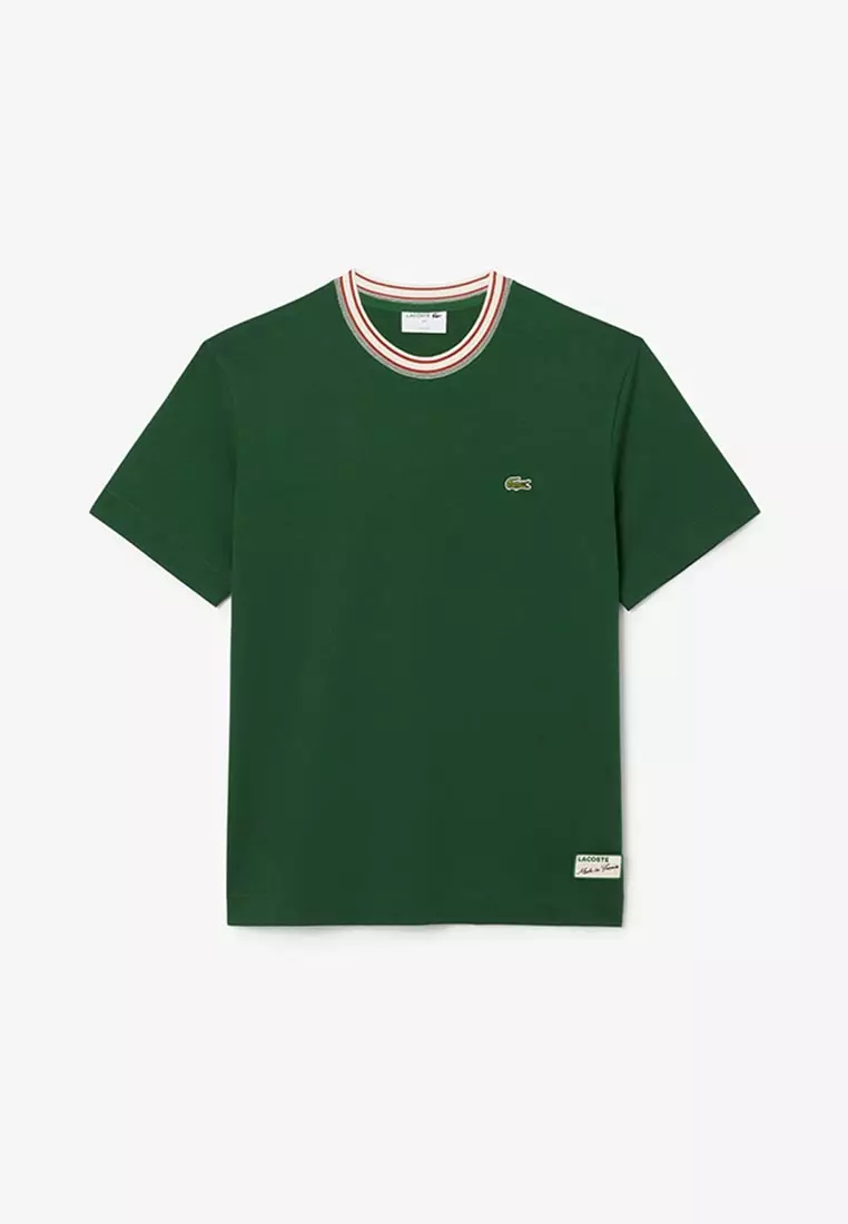 French Made Stripe Neck T-shirt