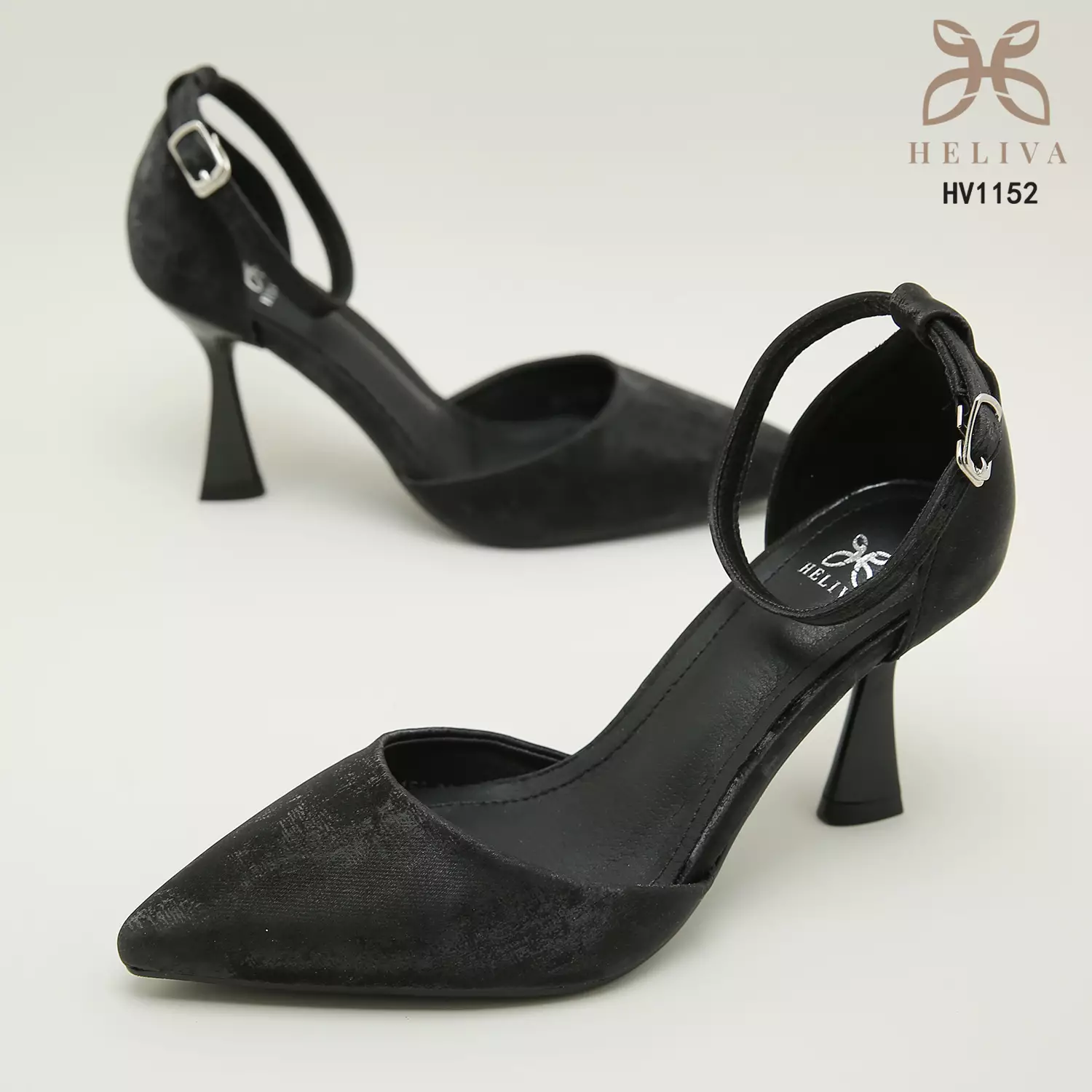 Heliva Angela High Heels Stiletto Shimmer Sling Back Sol 9cm