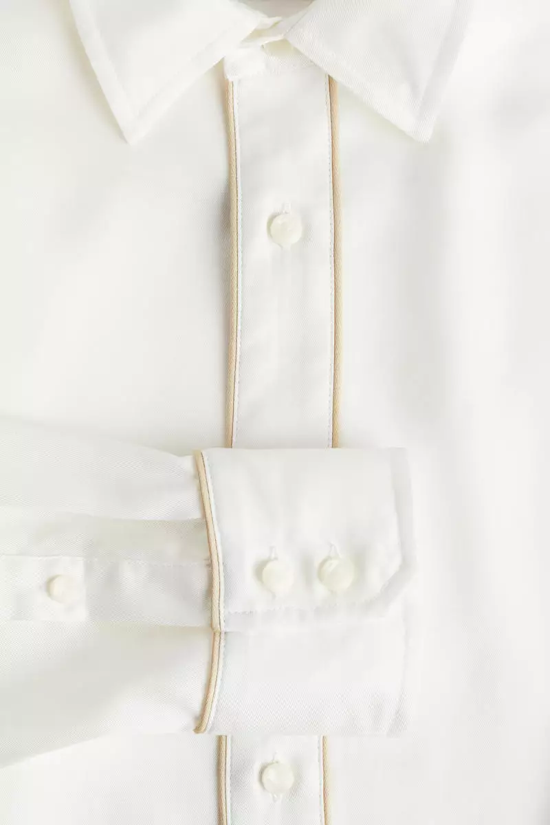 Slim Fit Lyocell shirt