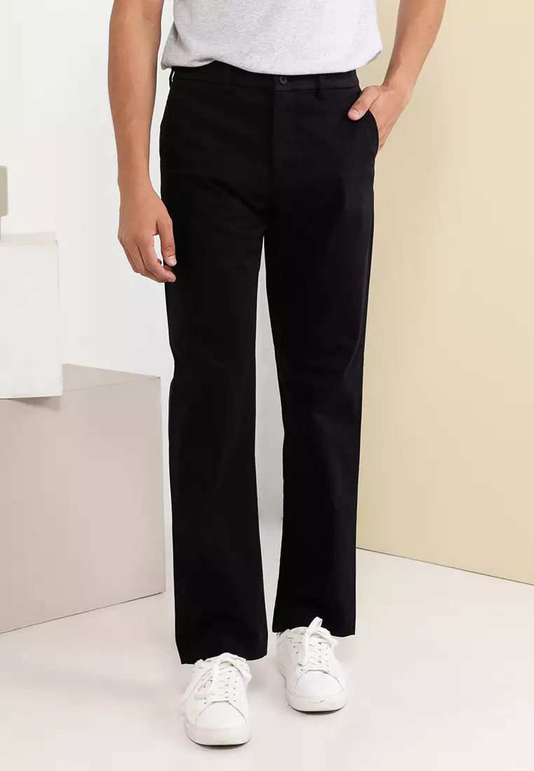 Premium Sateen Straight Chinos