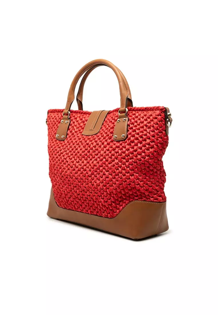 Pre-Loved Gucci Wicker Santa Monica Tote
