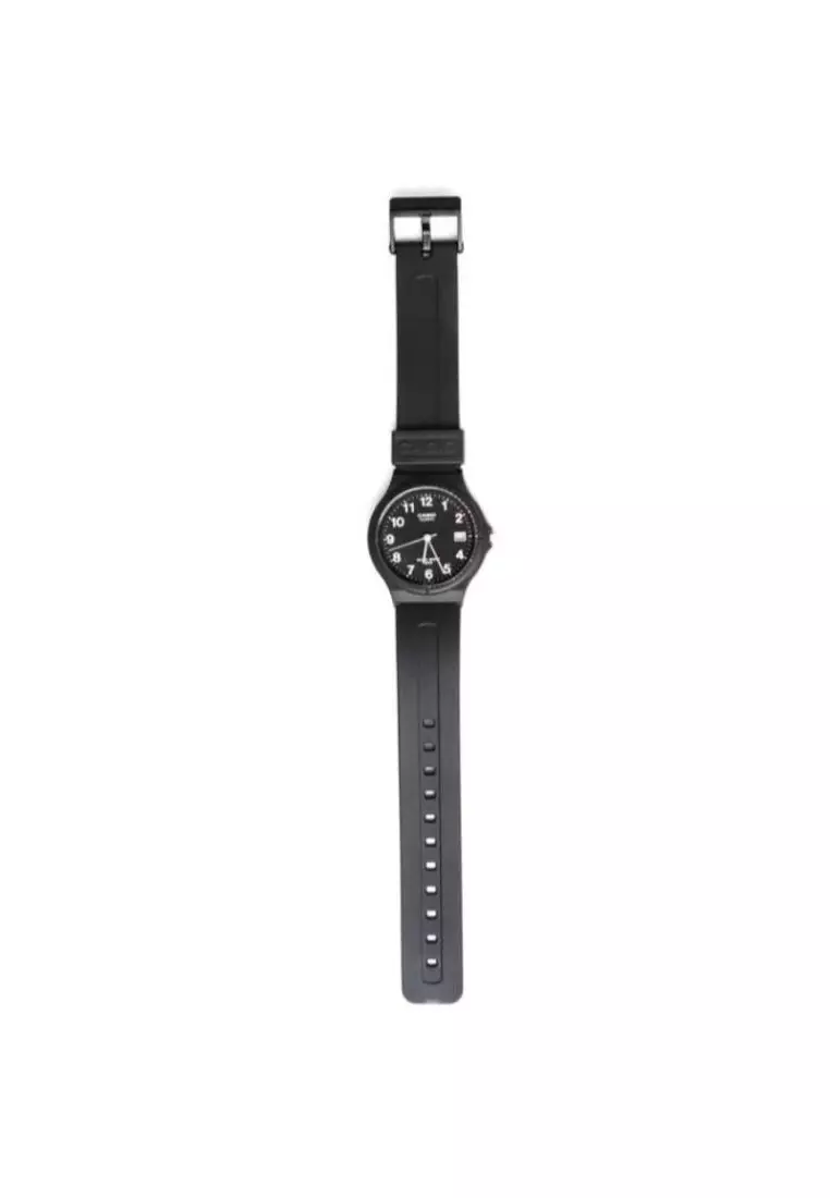 Men's Analog MW-59-1BV Black Resin Band Casual Watch