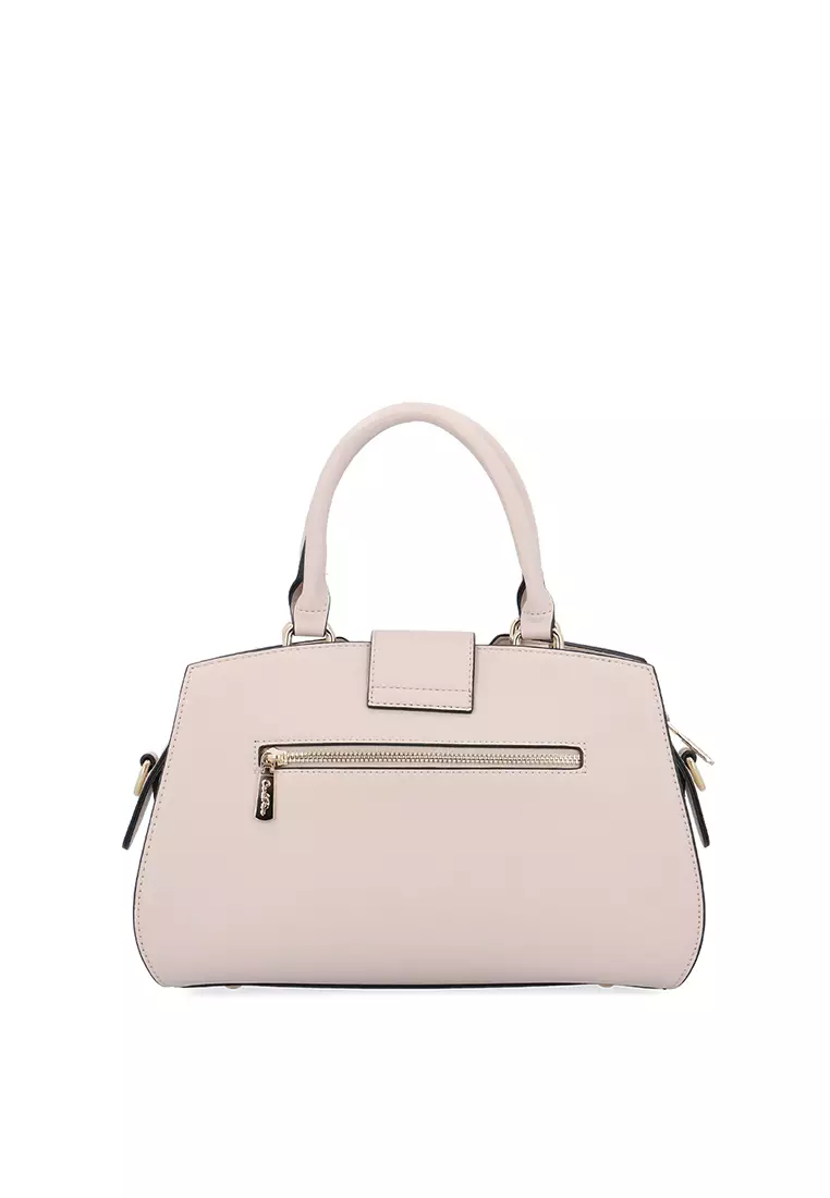 Buy Carlo Rino CR Aurea Top Handle Bag - Beige 2026 Online | ZALORA ...