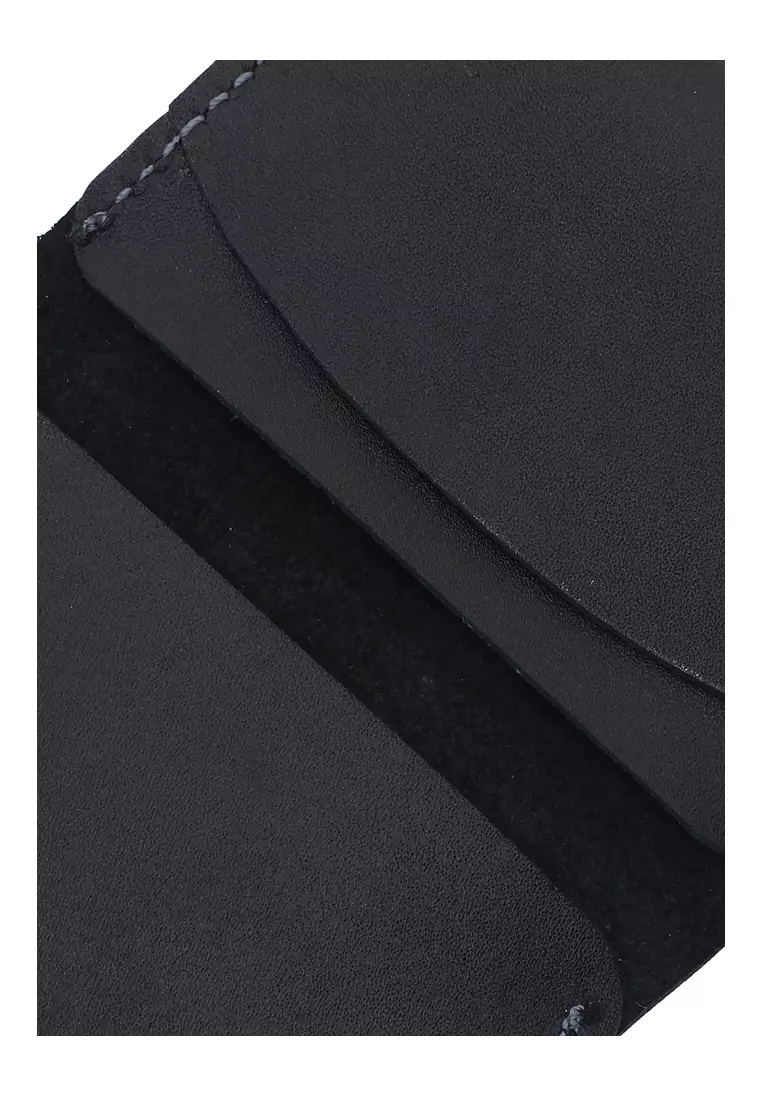 Zackly Card Holder Wallet Dompet Kartu Many Slot Handmade Material Genuine Leather Kulit 028 ORIGINAL - Black