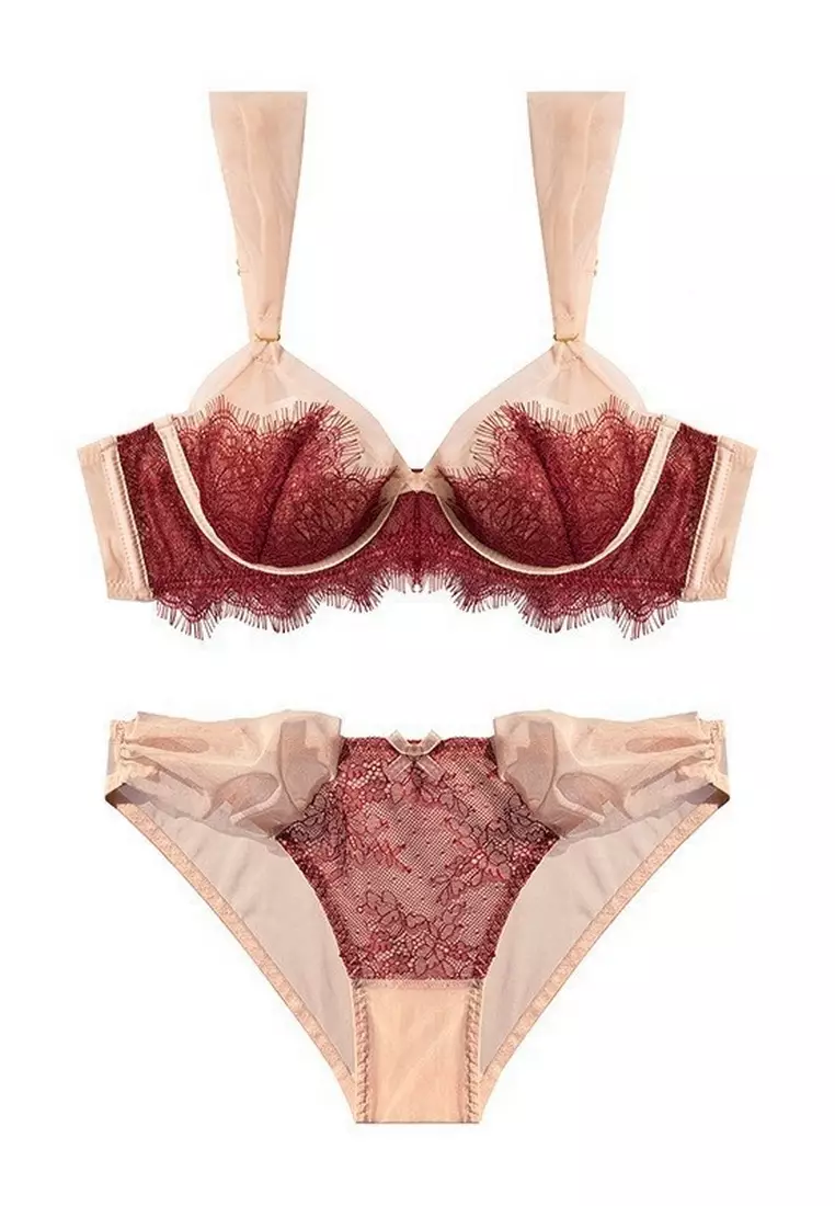 Buy LYCKA Lmm9018 Lady Sexy Bra And Panty Lingerie Set-red 2024 Online