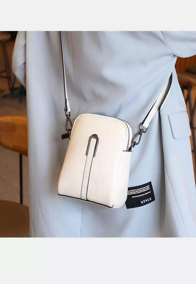 Brand New Top Cowhide Leather Shoulder Crossbody Bag