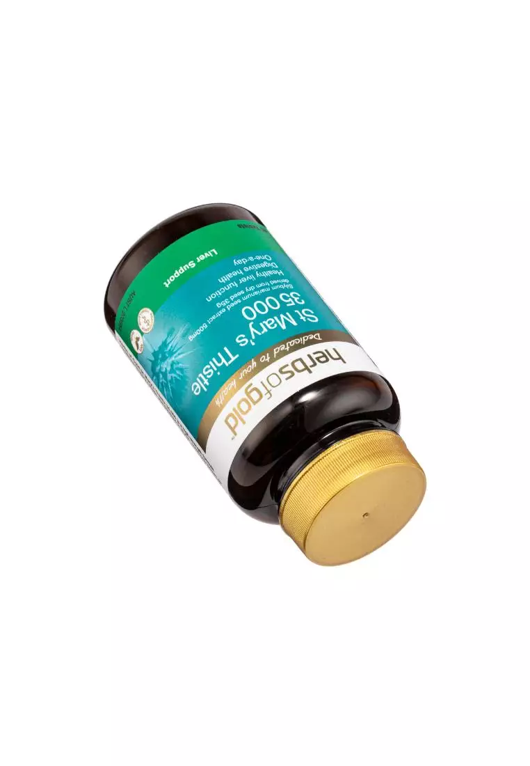 Herbs Of Gold St Mary'S Thistle 35000Mg  60Tab