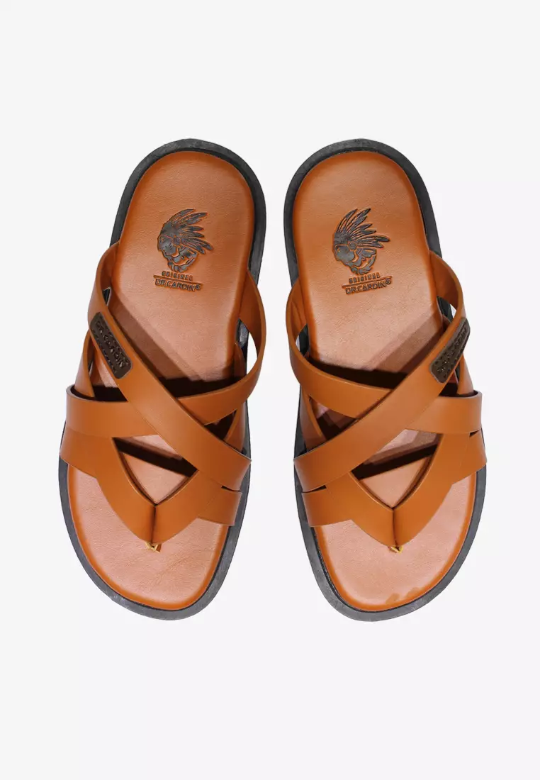 Buy Dr. Cardin Dr Cardin Men Comfort Strappy Faux Leather Sandals