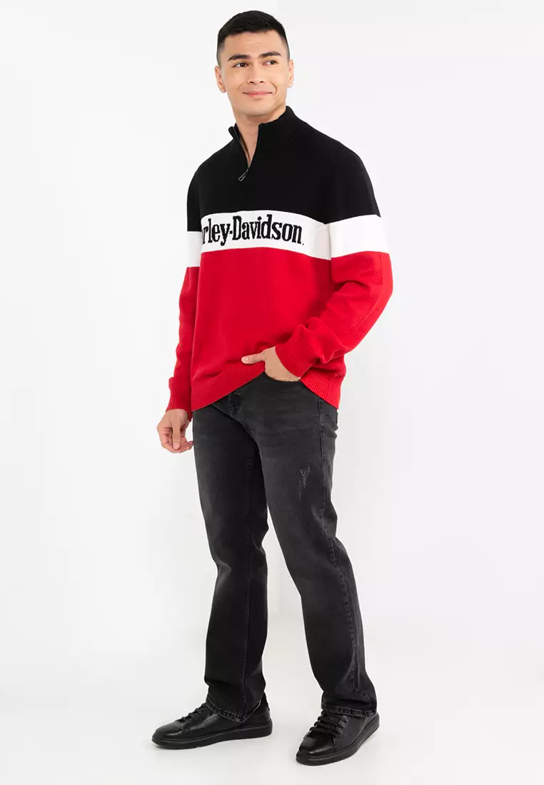 Darting 1/4 Zip Sweater