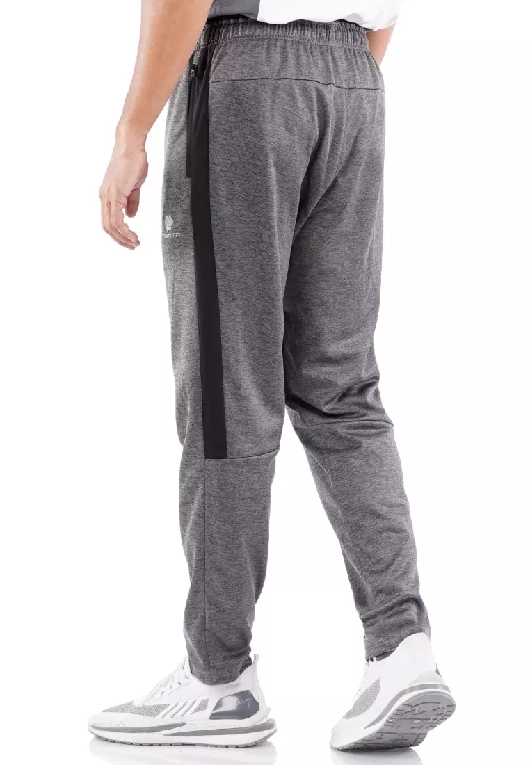 Tiento Celana Training Panjang Olahraga Lari Jogging Running Fitness Gym Casual Sport Grey Extra Lite Pria