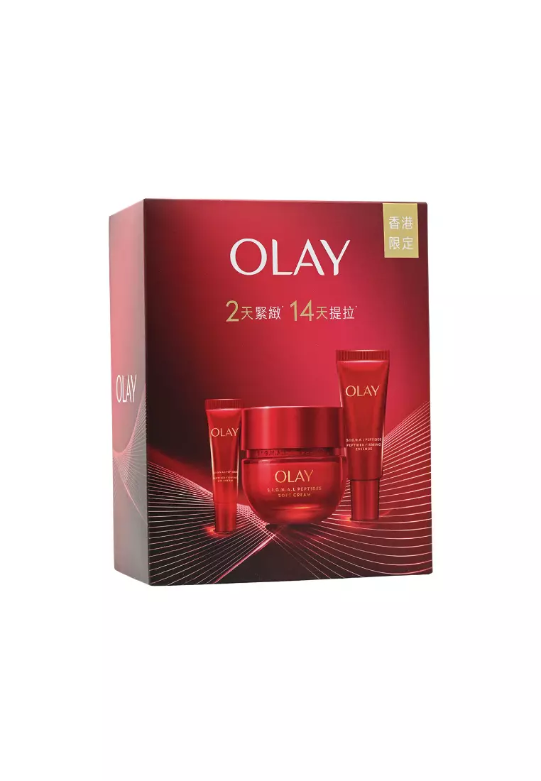 OLAY 胜肽專研緊緻輕潤乳霜套裝 (3件裝)3piece