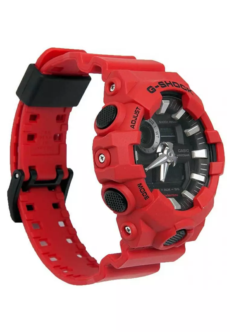 Casio G-SHOCK Jam Tangan Pria - Red - Silicon - GA-700-4ADR