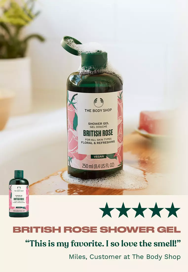 British Rose Shower Gel (250ml)