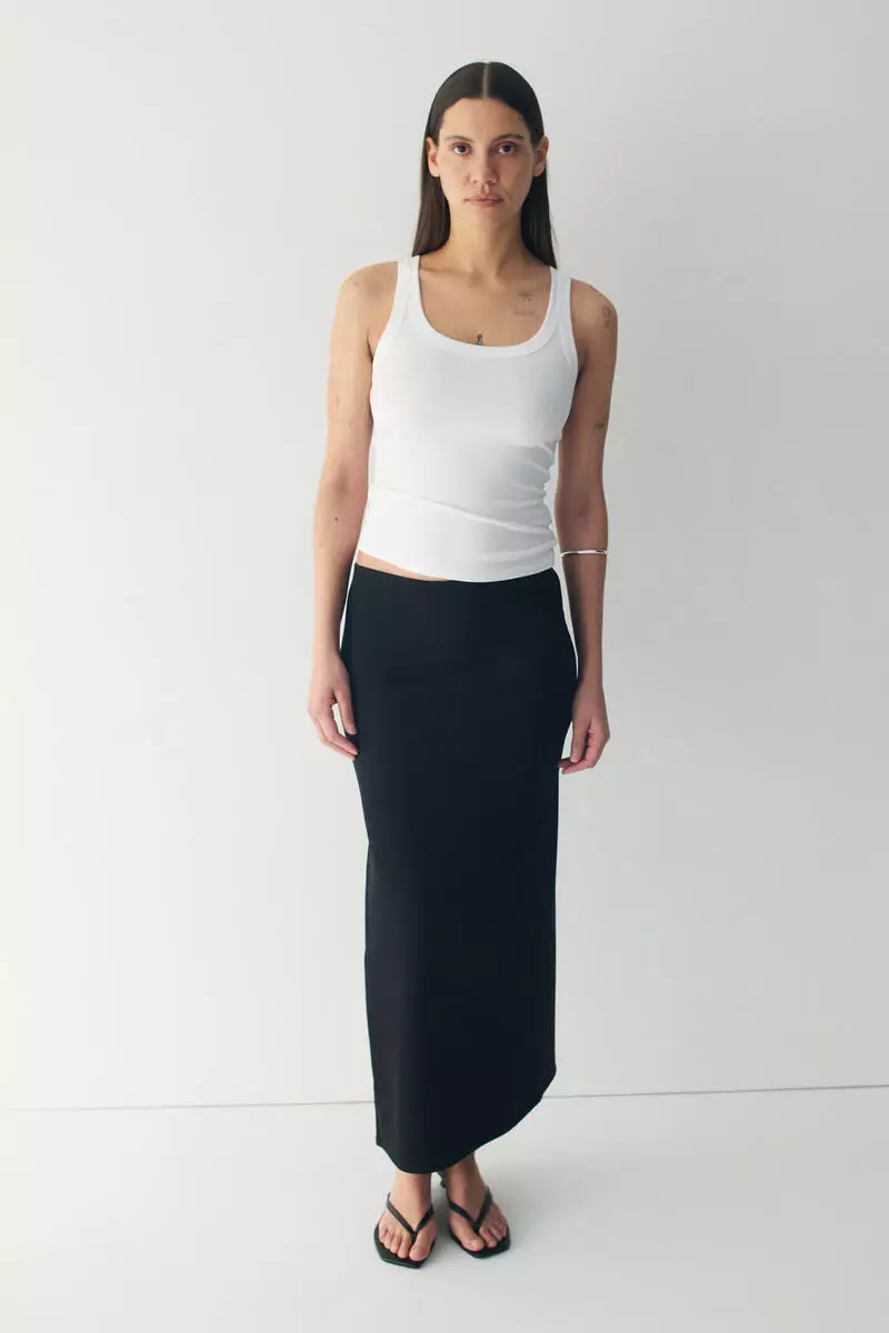 Cooling Slim Fit Ribbed vest top