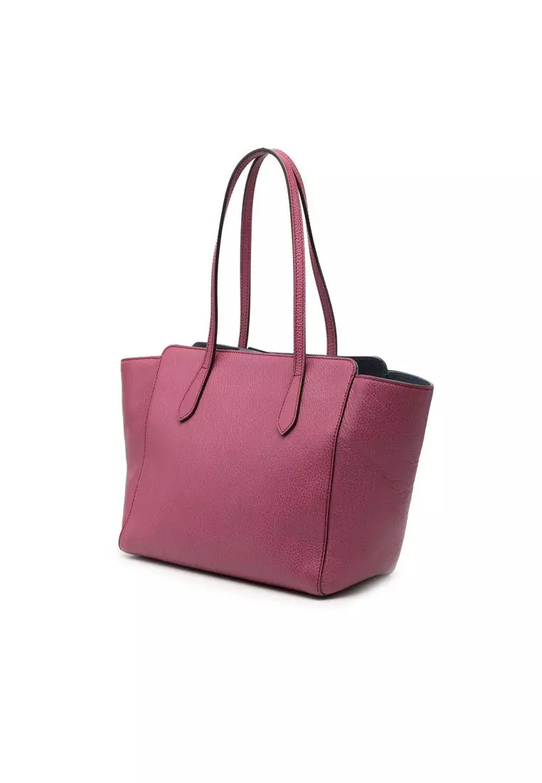 Pre-Loved Gucci Medium Dollar Calfskin Swing Tote