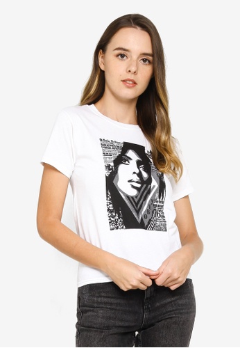 OBEY white Bias By Numbers T-Shirt D01D1AA70ECE0CGS_1