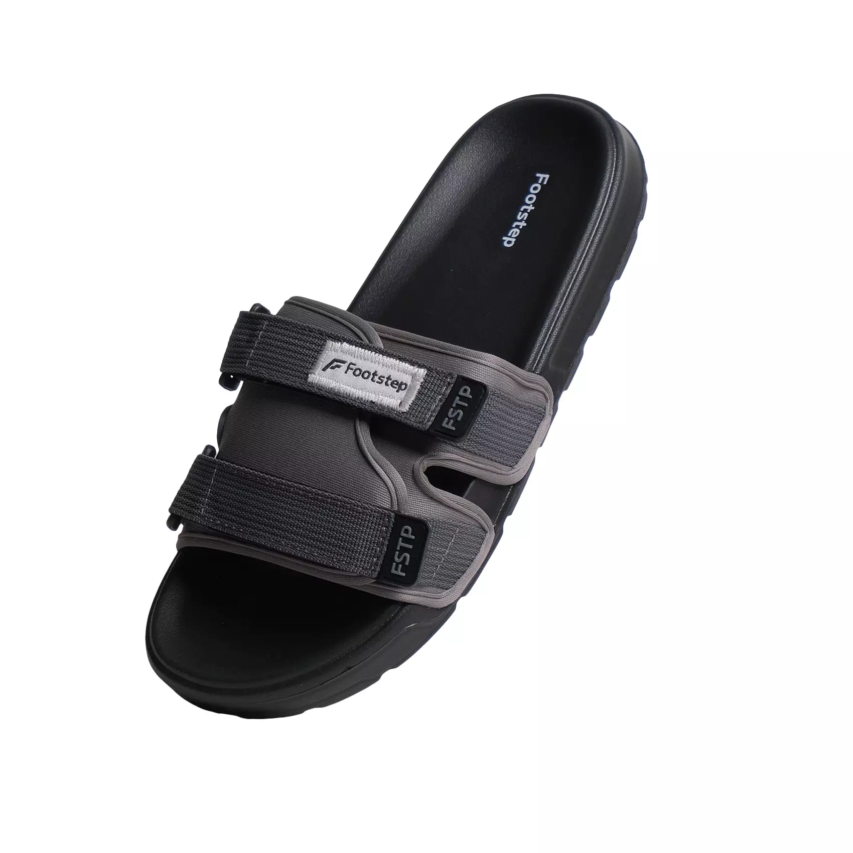 Footstep Footwear Sandal Pria Slide Pascal Grey Original Sandal