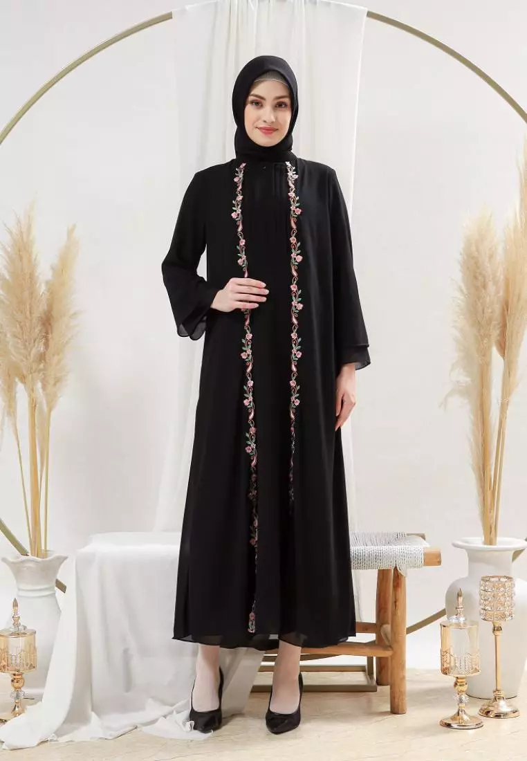 EPC Gamis Audrey - Black - Embroidery Collection