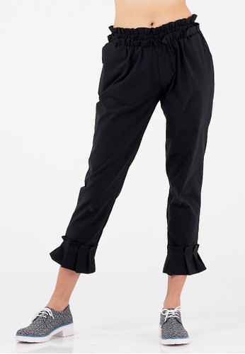 Jual Ie Demode Frill Hitam Bahan Elastis Bawahan Ie Demode Original Zalora Indonesia