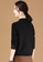 A-IN GIRLS black Casual Half High Neck Long Sleeve Sweater 220F1AA52389D2GS_2