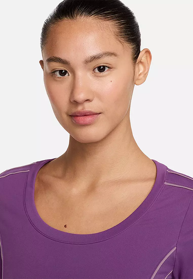 One Fitted Dri-FIT Long Sleeves Cropped Top