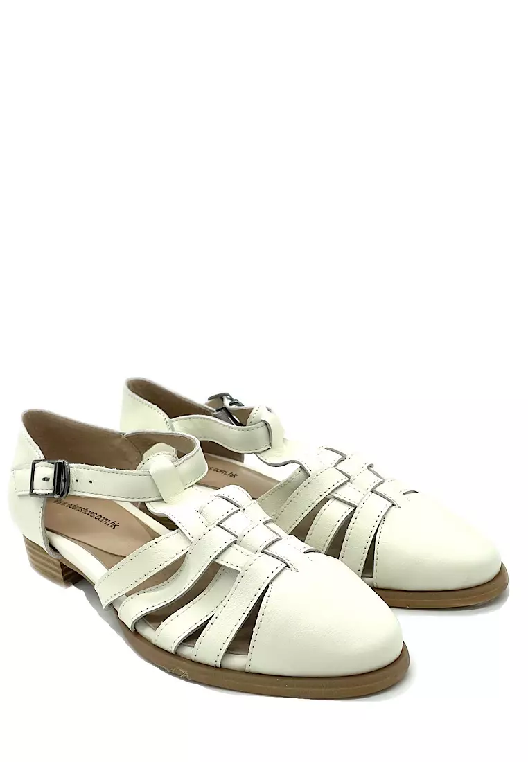 Buy EDENSHOES La Reggia Ladies Leather Sandals 2023 Online