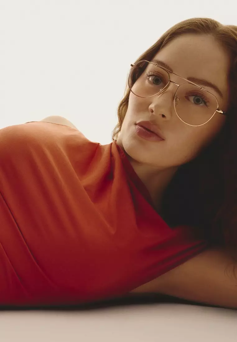 QUAY All Caps Optical Eyeglasses - Brushed Gunmetal