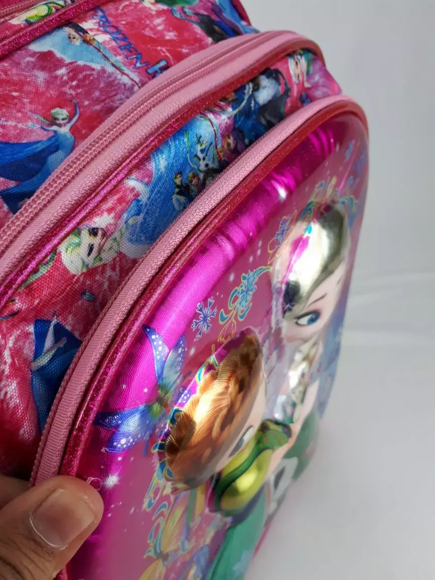 TAS RANSEL SEKOLAH ANAK TAS RANSEL BACKPACK ANAK 3D LARGE - Frozen Butterfly