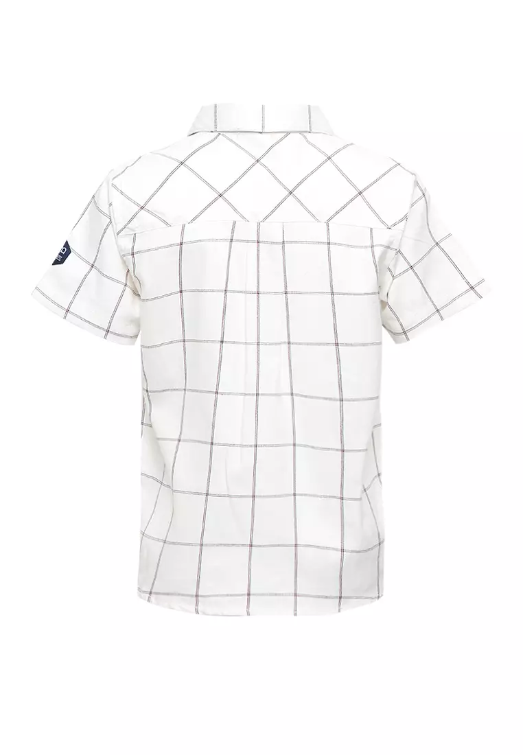 Qna Boy Efrata Kemeja Pendek Anak Putih