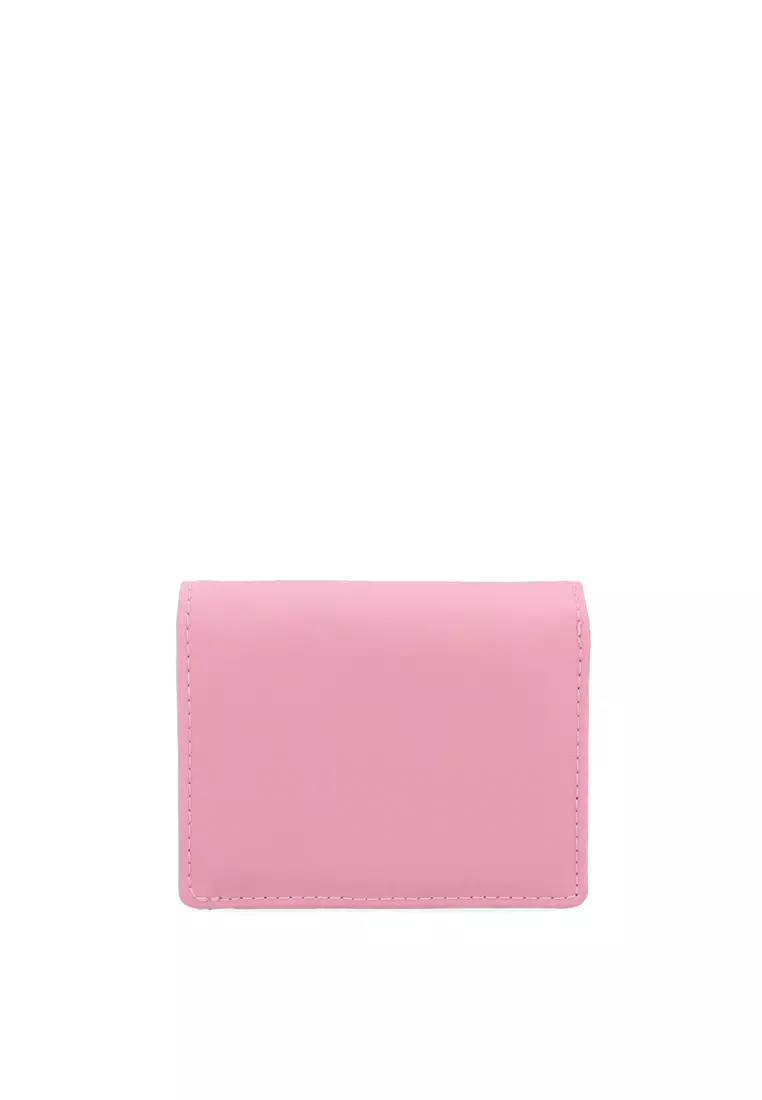 Cuddly Nylon Short Wallet - Pink
