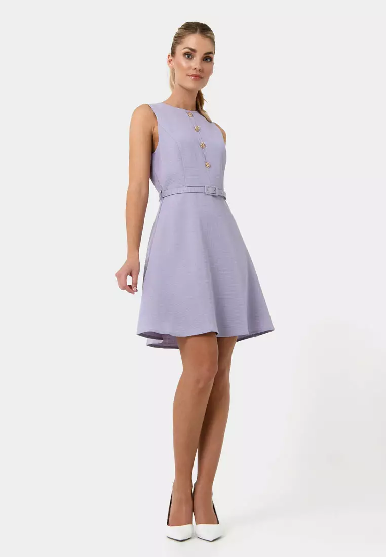 Purple work dress hotsell