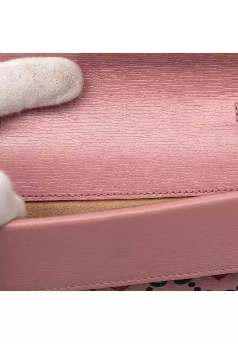 Pre-Loved Gucci Mini Textured Leather Valentines Day Dionysus Crossbody
